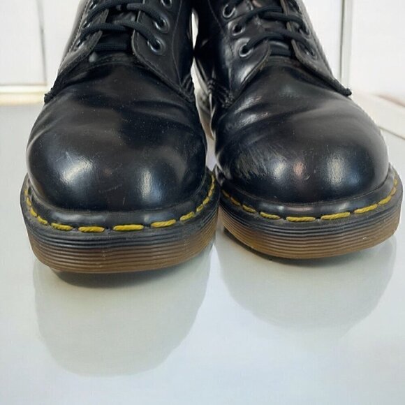 Dr. Marten's Boots Original 1460 Smooth Leather Black Men's 7 Women's 9 Unisex - Picture 9 of 12